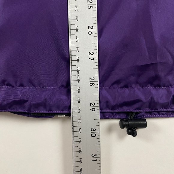 University of Western Ontario Mustangs Windbreaker Jacket Mens 2XL Purple XXL - Picture 10 of 10